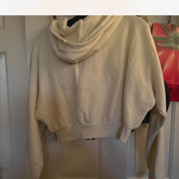 Aviator Nation Cream Zip Hoodie with Sunset Patch - Picture 4 of 4